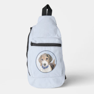 Beagle Englisch Malerei Tri Tricolor Niedliche Dog Crossbody Bag