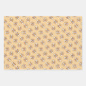 Beagle Englisch Malerei Tri Tricolor Niedliche Dog Geschenkpapier Set (Vorderseite)