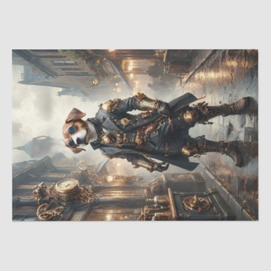 Beagle - Entkopplung - Seidenpapier (Vorderseite)