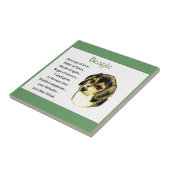 Beagle Erbe der Liebe Fliese (Seite)