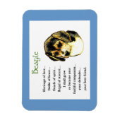 Beagle Erbe der Liebe Magnet (Vertikal)