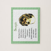 Beagle Erbe der Liebe Puzzle (Vertikal)