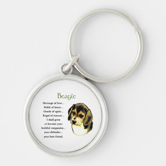 Beagle Erbe der Liebe Schlüsselanhänger (Vorne)