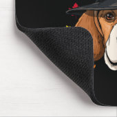 Beagle Erntedank Pilgris Türkei Tag Herbst Herbst Mousepad (Ecke)