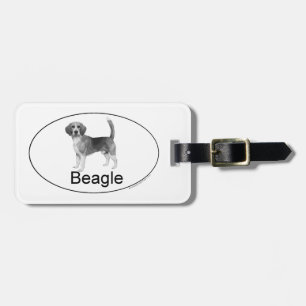 Beagle Euro-Typ Gepäckanhänger