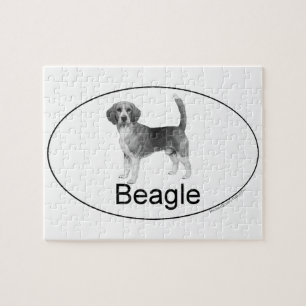 Beagle Euro-Typ Puzzle