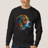 Beagle Face For Dog Owners Sweatshirt (Vorderseite)