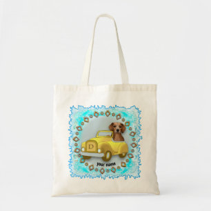 Beagle fährt Auto-Tasche Tragetasche