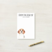 Beagle-Fan Post-it Klebezettel (Auf Schreibtisch)