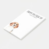 Beagle-Fan Post-it Klebezettel (angewinkelt)