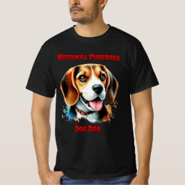 Beagle-Feier: Nationaler Tag des reinrassigen Hund T-Shirt