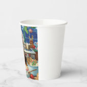 Beagle Feiertag Backen: Feierliche Weihnachten Pappbecher (Links)