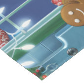 Beagle Feiertag Backen: Feierliche Weihnachten Tischdecke (Schrägansicht)