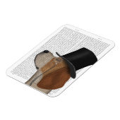 Beagle, Festhund und Hut Magnet (Linke Seite)