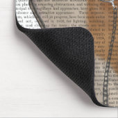 Beagle, Festhund und Hut Mousepad (Ecke)