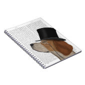 Beagle, Festhund und Hut Notizblock (Rechte Seite)