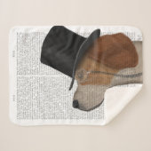 Beagle, Festhund und Hut Sherpadecke (Vorderseite (Horizontal))