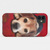 Beagle Fine Art Dog Art Malerei Case-Mate iPhone Hülle (Rückseite (Horizontal))