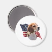 Beagle Flag - Magnet (Vorderseite/Rückseite)