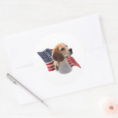Beagle-Flagge - Aufkleber (Umschlag)