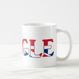 Beagle-Flagge des Vereinigten Königreichs in name. Kaffeetasse