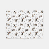 Beagle Fleecedecke (Vorderseite (Horizontal))
