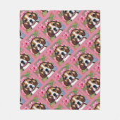 Beagle Fleecedecke (Vorderseite)