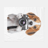 Beagle Fleecedecke (Vorderseite (Horizontal))
