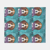 Beagle Fleecedecke (Vorderseite (Horizontal))