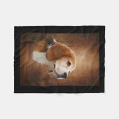 Beagle Fleecedecke (Vorderseite (Horizontal))