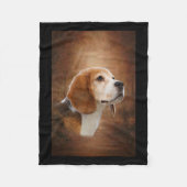 Beagle Fleecedecke (Vorderseite)