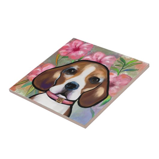 Beagle Fliese (Seite)