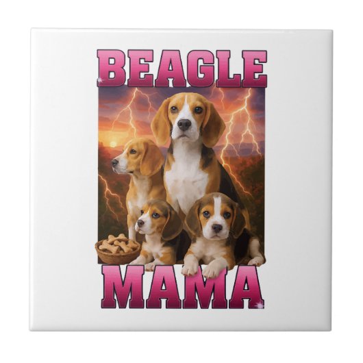 Beagle fliese (Vorderseite)