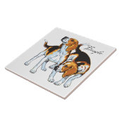 Beagle Fliese (Seite)