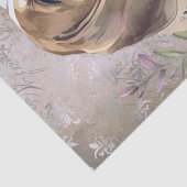 Beagle Floral Dog Seidenpapier (Detail)