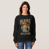 Beagle-Flüsterer Welpen Beagles Hund Sweatshirt (Vorne ganz)