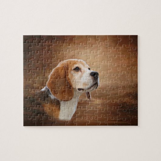 Beagle-Foto-Puzzlespiel mit Geschenkboxen Puzzle (Horizontal)