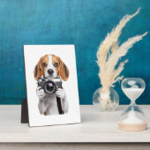 Beagle Fotoplatte (Seite)