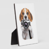 Beagle Fotoplatte (Seite)