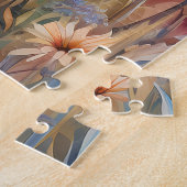 Beagle-Freund mit Wildblumenwiese Puzzle (Seite)