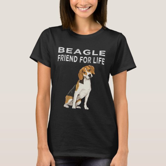 Beagle Friend For Life Dog Friendship Beagle T-Shirt (Vorderseite)