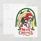Beagle Frohe Weihnachten (Vorne/Hinten)
