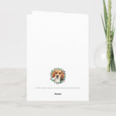 Beagle Frohe Weihnachten Trendy Dog (Rückseite)
