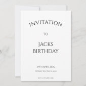 Beagle Funkel Geburtstag Einladung (Rückseite)