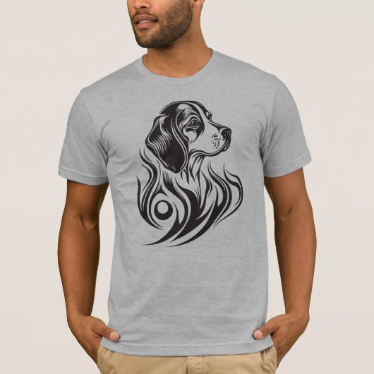 Beagle für Zierhunde T-Shirt (Vorderseite)