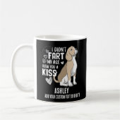 Beagle Furz Kiss Cool Dog Lover Kaffeetasse (Links)