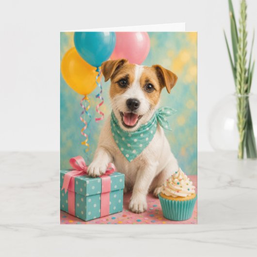 Beagle Geburtstag Karte (Vorderseite)