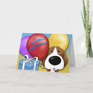Beagle Geburtstagskarte Karte