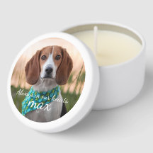 Beagle-Gedenkkerze – Personalisierter Name & Jahre