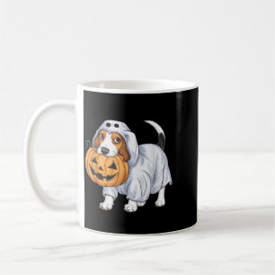 Beagle Geist Hund Halloween Kaffeetasse